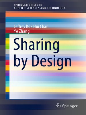 cover image of Sharing by Design